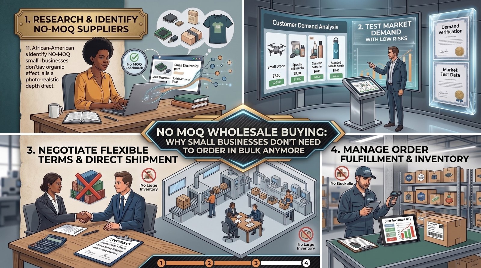 No MOQ Wholesale Buying: Why Small Businesses Don't Need to Order in Bulk Anymore