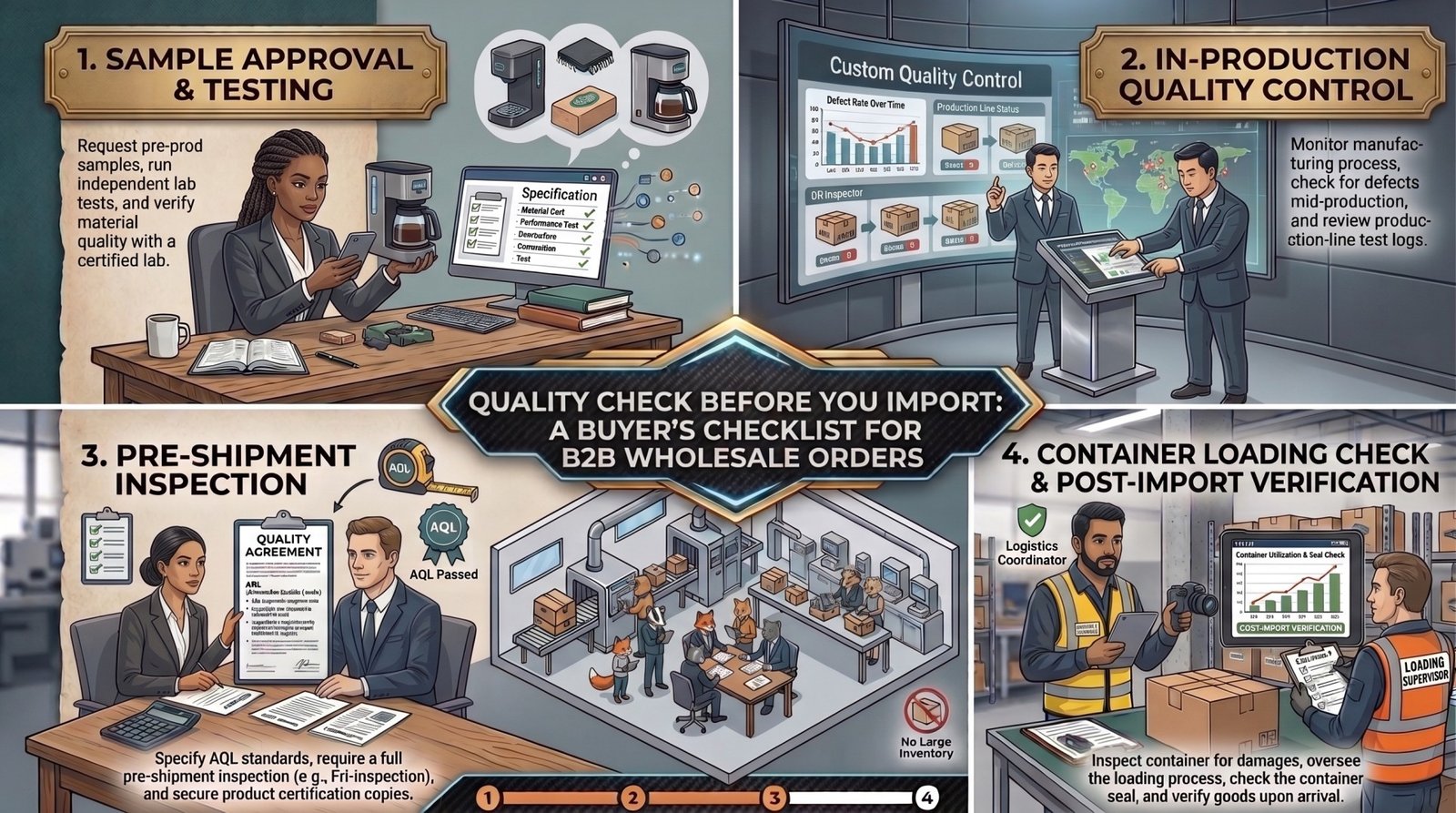 Quality Check Before You Import: A Buyer's Checklist for B2B Wholesale Orders